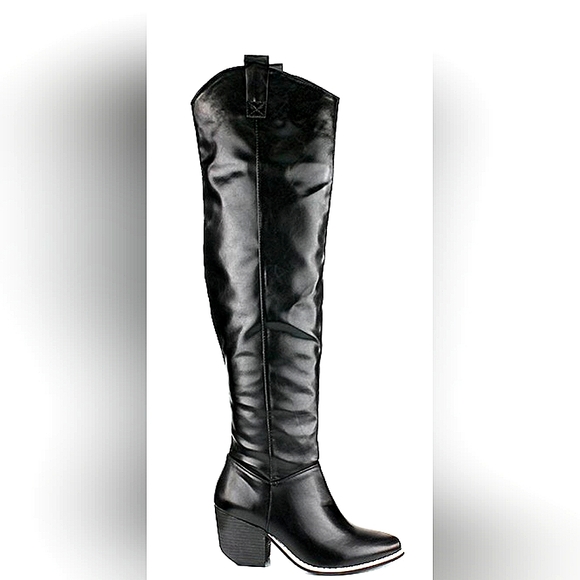 ◇NWT  RENEEZE - Victoria - 7.5 black over-the-knee boots! - Picture 2 of 8